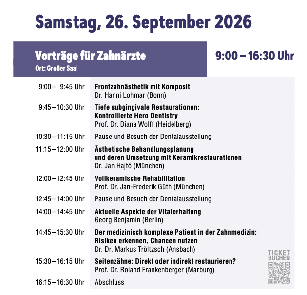 Impression von Wissenschaftlicher Austausch auf höchstem Niveau beim Thüringer Zahnärztetag in Weimar